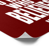 alles is mogelijk voor hem die gelooft poster (Hoek)