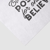 Alles is mogelijk voor iemand die gelooft tissuepapier (Detail)