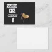 Alles is mogelijk Wenskaart Notitiekaartje (Voorkant / Achterkant)