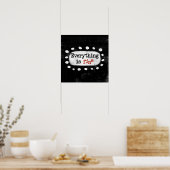 Alles is mooi Poster muurkunst (Keuken)