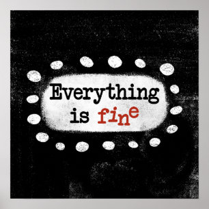 Alles is mooi Poster muurkunst