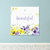 Alles is mooi - Pred 3:11 Canvas Afdruk (Insitu (Houten vloer))