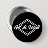 Alles is New age  kleur Ronde Button 7,6 Cm (Voorkant /achterkant)