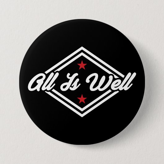Alles is New age kleur Ronde Button 7,6 Cm (Voorkant)