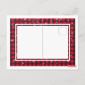 Alles is niet kalm! | Foto van de kerstspelfamilie Briefkaart (Achterkant)