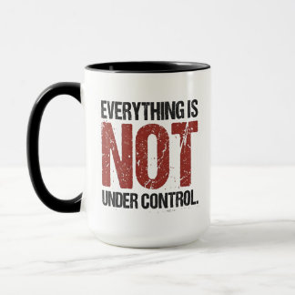 Alles Is Niet Onder Controle Sarcastische Quote Mok