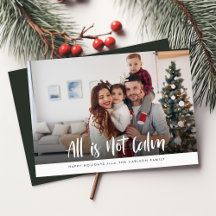 Alles is niet rustig | Grappige familie kerst foto