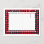 Alles is niet rustig! Kerstcollage 2 familiefoto's Feestdagenkaart (Achterkant)