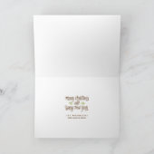 Alles is niet rustig Schattige rendier foto gevouw Kaart (Binnen)