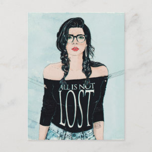 Alles is niet verloren briefkaart