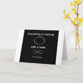 Alles is niets met een twijnige stechnij kaart (Gele Bloem)