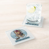 Alles is onder controle Bandicoot One Man Band Glazen Onderzetter (Schuin)