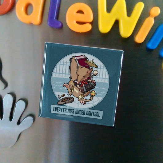 Alles is onder controle Bandicoot One Man Band Magneet