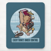 Alles is onder controle Bandicoot One Man Band Muismat (Voorkant)