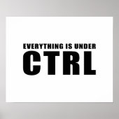 Alles is onder controle poster (Voorkant)