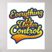 Alles is onder controle poster (Voorkant)