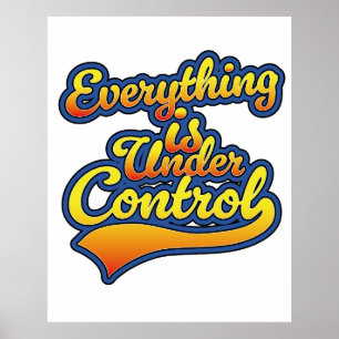 Alles is onder controle poster