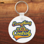 Alles is onder controle sleutelhanger (Achterkant)
