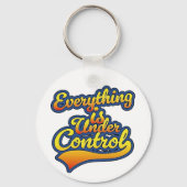 Alles is onder controle sleutelhanger (Achterkant)