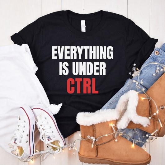 Alles is onder CTRL - Informatica T-shirt