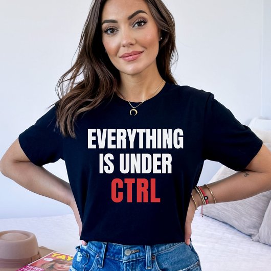 Alles is onder CTRL - Informatica T-shirt