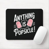 Alles is Popsicle Cool Summer Ice Cream Pattern Muismat (Met muis)