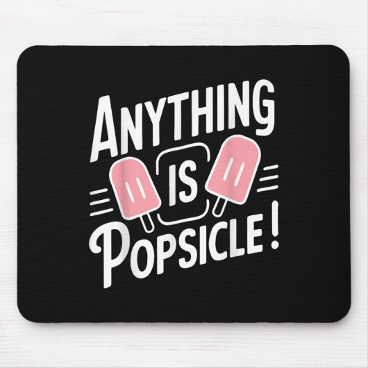 Alles is Popsicle Cool Summer Ice Cream Pattern Muismat (Voorkant)