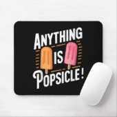 Alles is Popsicle Cool Summer Ice Cream Pattern Muismat (Met muis)