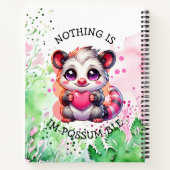 Alles is possum-ble | Inspirerend woordspeling Notitieboek (Achterkant)
