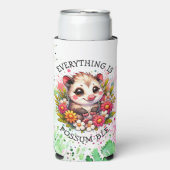 Alles is possum-ble | Inspirerend woordspeling Seltzer Blikjeskoeler (Seltzer Voorkant)