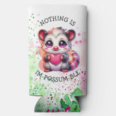 Alles is possum-ble | Inspirerend woordspeling Seltzer Blikjeskoeler (Achterkant)