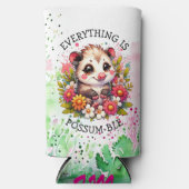 Alles is possum-ble | Inspirerend woordspeling Seltzer Blikjeskoeler (Voorkant)
