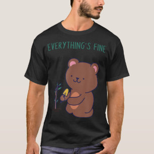 Alles is prima Beer T-shirt Funny Phrase I'm Fine 