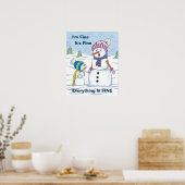 Alles is prima Funny Snowman Value Poster (Keuken)