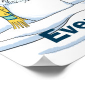 Alles is prima Funny Snowman Value Poster (Hoek)