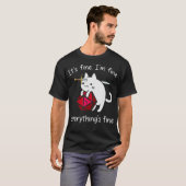 Alles is prima kattendoek. t-shirt (Voorkant volledig)