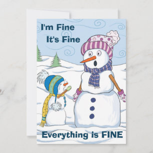 Alles is prima, maar goed, grappige Snowman Flat. Kaart