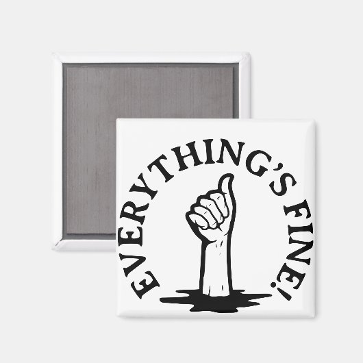 Alles is prima magneet (Voorkant / Achterkant)