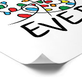 Alles is prima met kerstlampjes poster (Hoek)