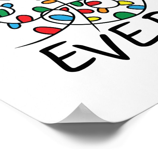 Alles is prima met kerstlampjes poster (Hoek)