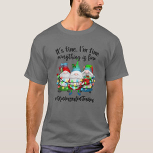 Alles is prima met mooie geit-kindertuin. t-shirt