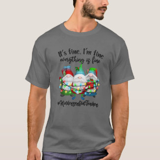 Alles is prima met mooie geit-kindertuin. t-shirt