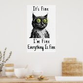 Alles is prima Poster (Keuken)