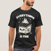 Alles is prima t-shirt (Voorkant)