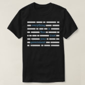 Alles is prima, vertrouw op je regering, anti-NW T-shirt (Design voorkant)
