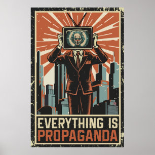 Alles is propaganda poster