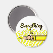 Alles is Qal Magneet (Voorkant / Achterkant)