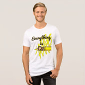 Alles is Quartair Alluvium - Geoloog Tri-Blend Shirt (Voorkant volledig)
