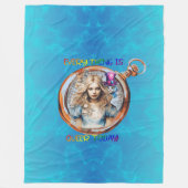 Alles is Queer Today - Alice in Wonderland Fleece Deken (Voorkant)