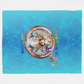 Alles is Queer Today - Alice in Wonderland Fleece Deken (Voorkant (Horizontaal))